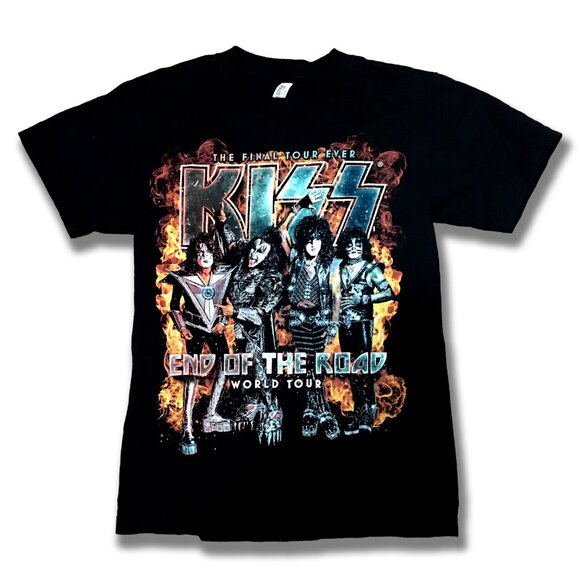 KISS - 2019 "END OF THE ROAD" WORLD TOUR CONCERT T-SHIRT *NEW* / SZ S - Picture 1 of 2